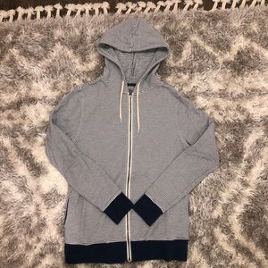 Men’s Gap Small Striped Light Zip Up Hoodie